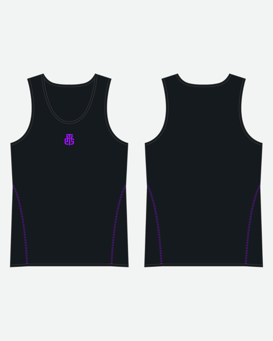 PURPLE THG COMPRESSION SHIRT