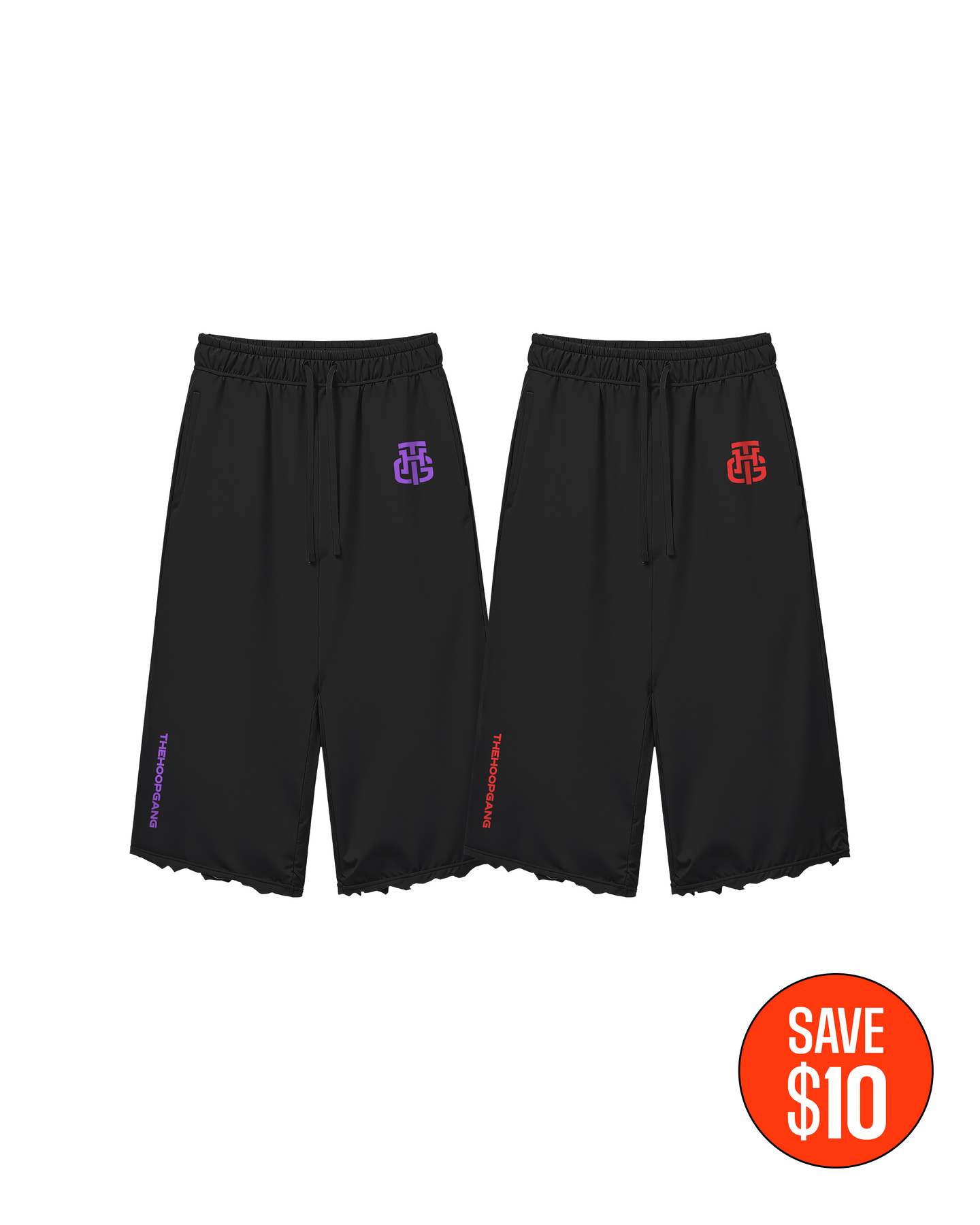 OG & RED CROPPED SWEATPANTS BUNDLE