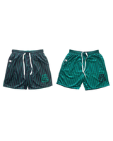 GREEN AND BLACK SHORTS