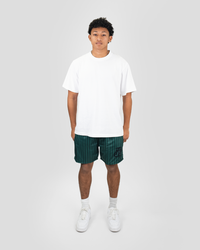 GREEN AND BLACK SHORTS