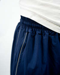 NAVY BLUE CROPPED TRACKPANTS