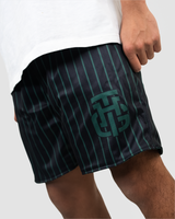 GREEN AND BLACK SHORTS