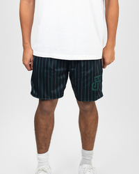 GREEN AND BLACK SHORTS