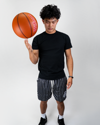 BLACK AND WHITE SHORTS