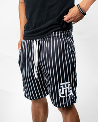 BLACK AND WHITE SHORTS