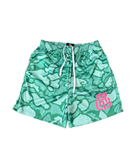 GREEN CLOUD SHORTS