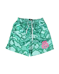 GREEN CLOUD SHORTS