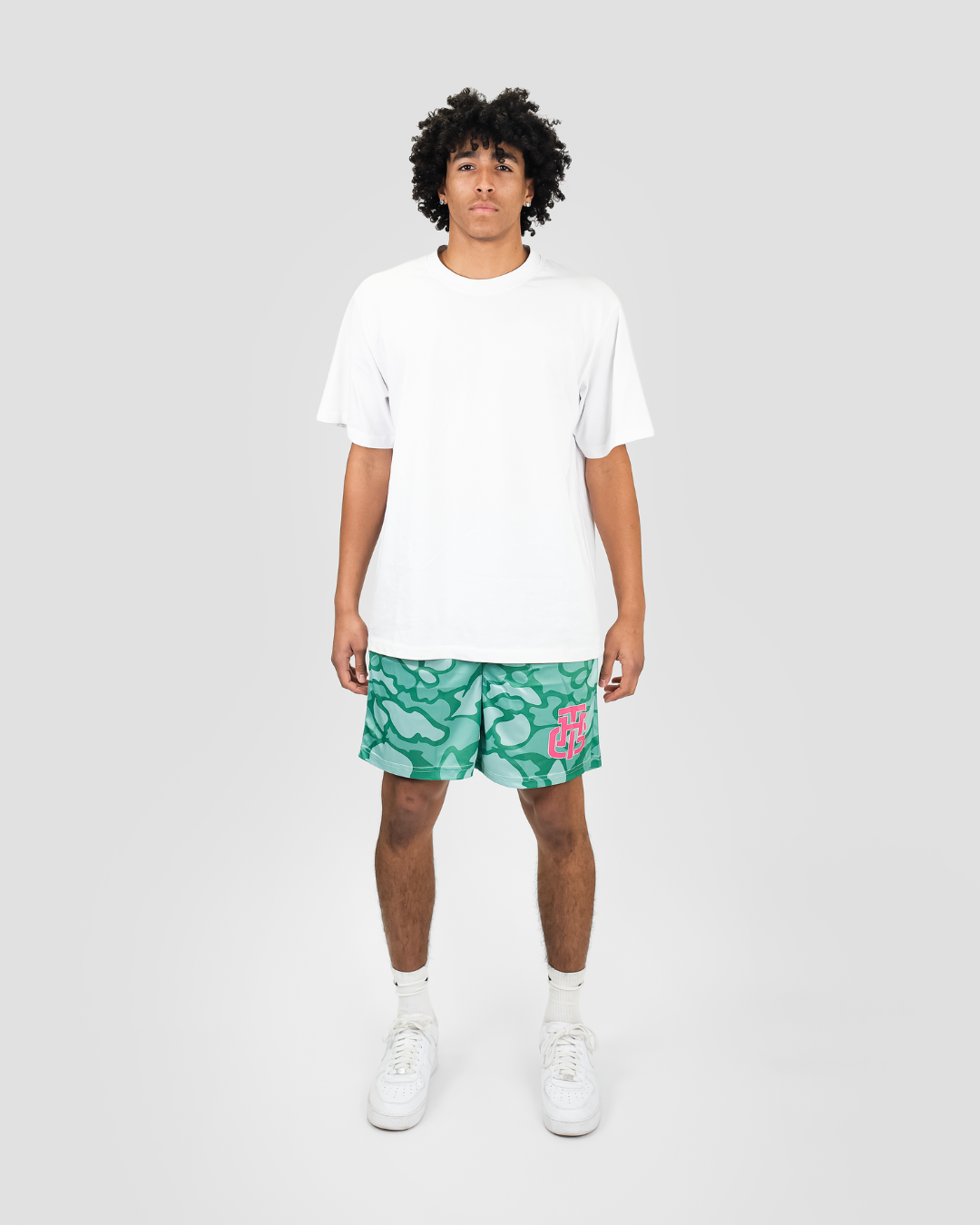 GREEN CLOUD SHORTS