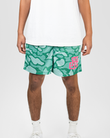 GREEN CLOUD SHORTS