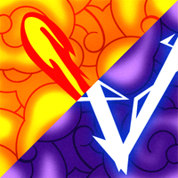 Purple & Orange Rival