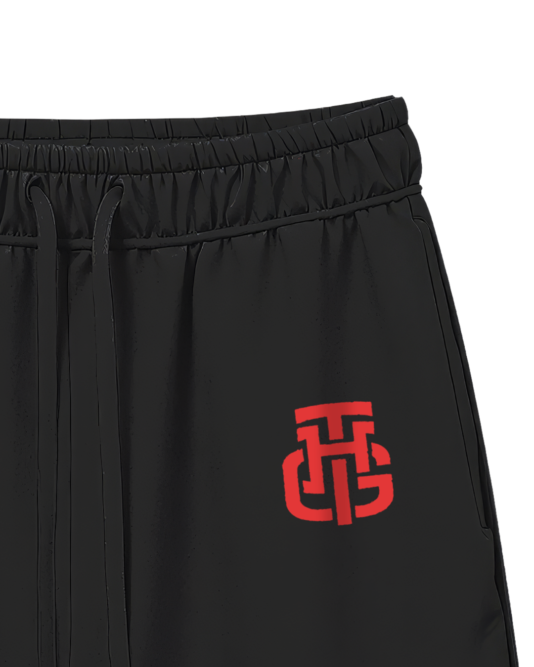 THG RED CROPPED SWEATPANTS