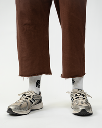 MOCHA BASIC CROPPED SWEATPANTS