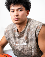 CAMO SLEEVELESS SHIRT