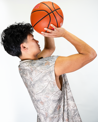 CAMO SLEEVELESS SHIRT