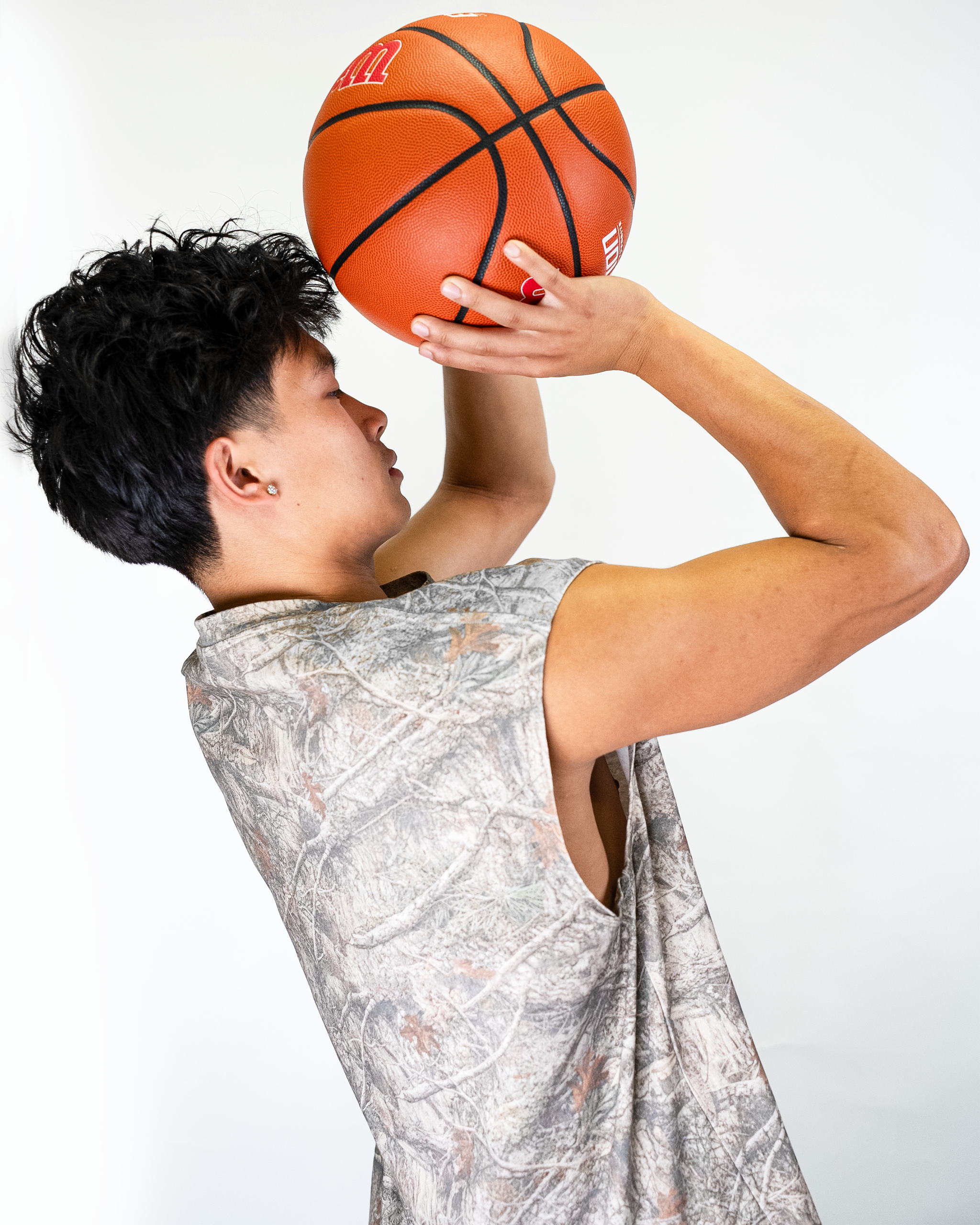 CAMO SLEEVELESS SHIRT