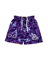 PURPLE AND ORANGE RIVAL SHORTS