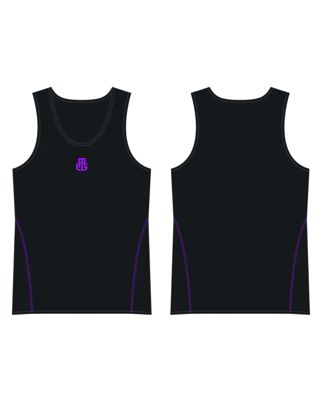 PURPLE THG COMPRESSION SHIRT