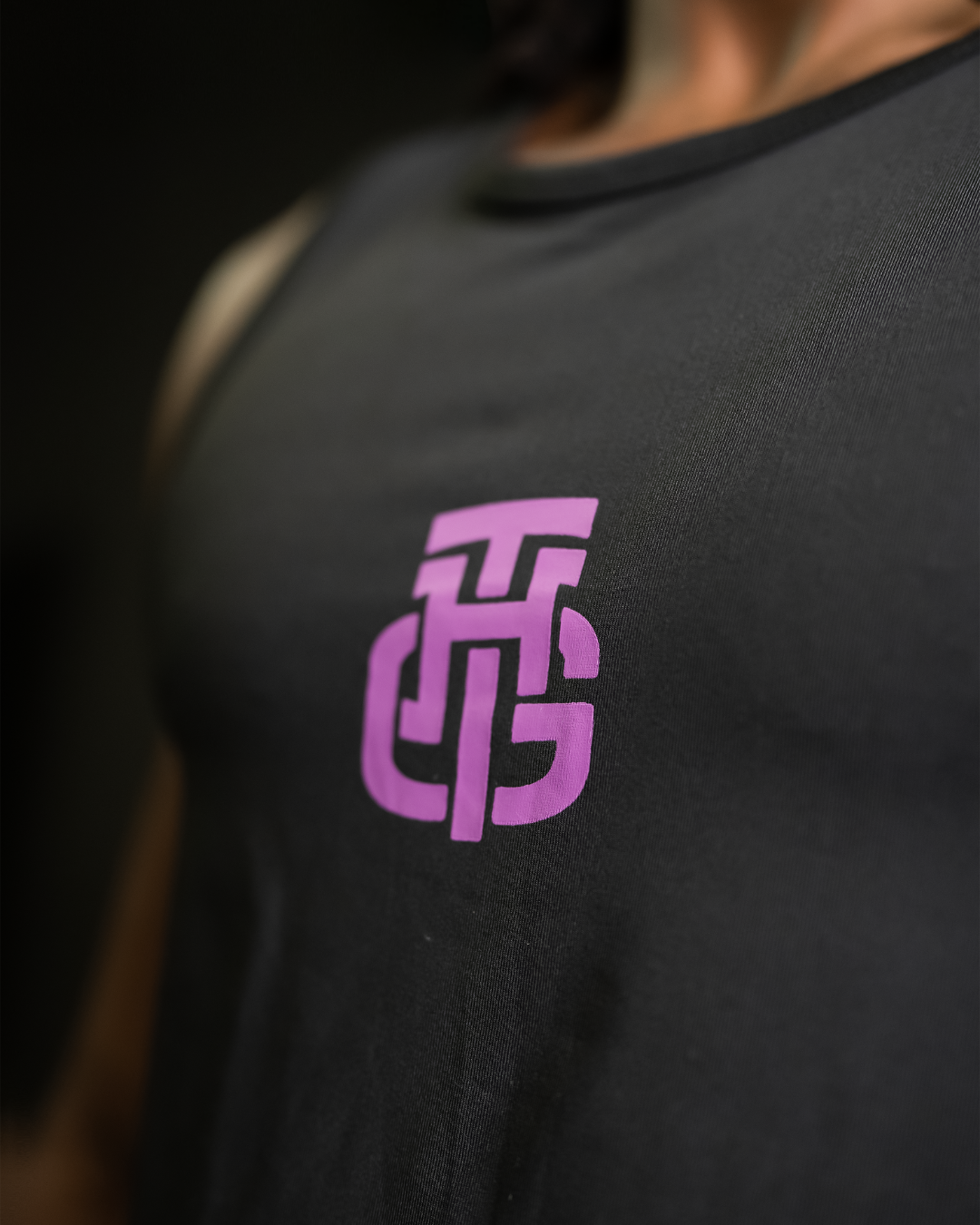 PURPLE THG COMPRESSION SHIRT