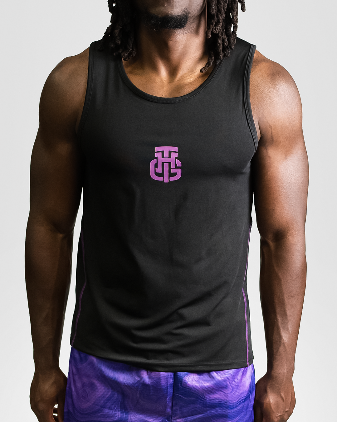 PURPLE THG COMPRESSION SHIRT
