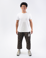 DARK CAMO CROPPED SWEATPANTS