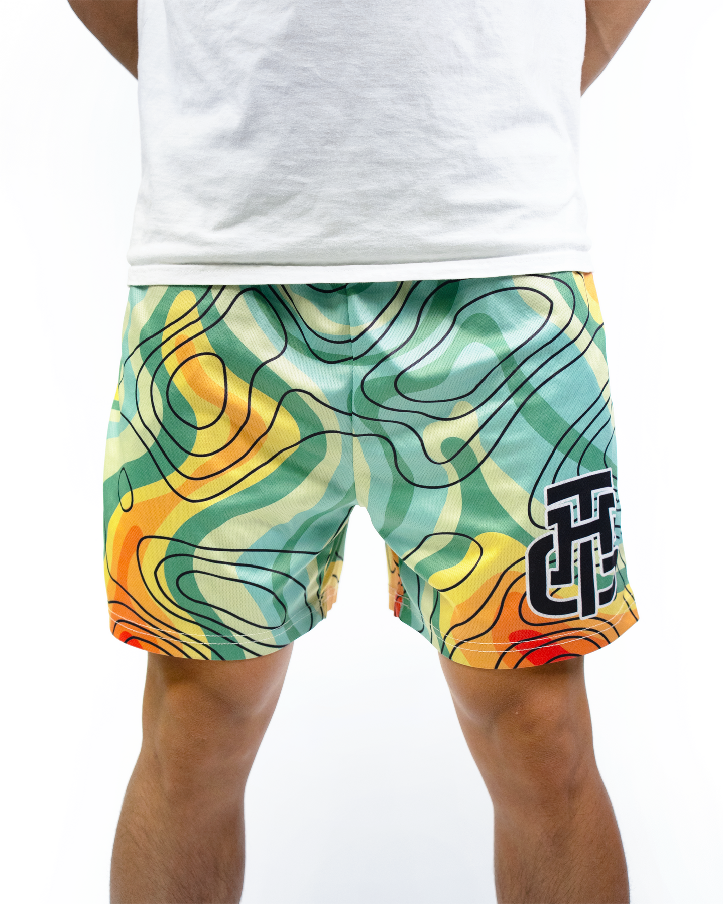 ELEVATION GREEN SHORTS