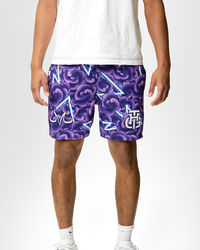 PURPLE AND ORANGE RIVAL SHORTS