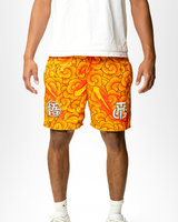 PURPLE AND ORANGE RIVAL SHORTS