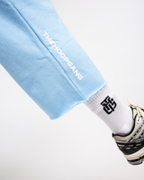 THG LIGHT BLUE CROPPED SWEATPANTS