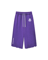 THG PURPLE CROPPED SWEATPANTS