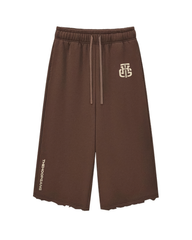 THG MOCHA CROPPED SWEATPANTS