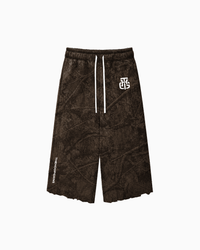 DARK CAMO CROPPED SWEATPANTS