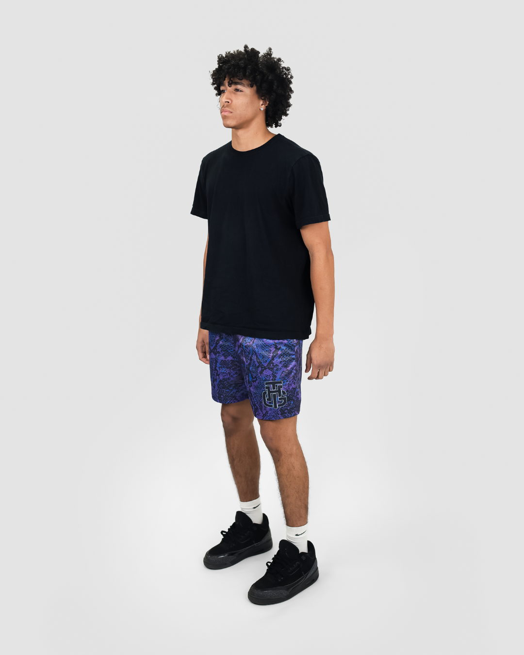 BLUE AND PURPLE VENOM SHORTS