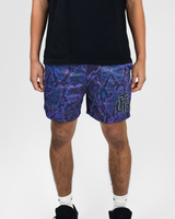BLUE AND PURPLE VENOM SHORTS