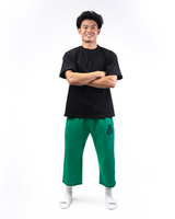 THG GREEN CROPPED SWEATPANTS