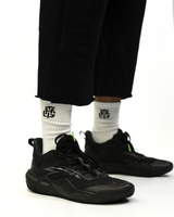 BASIC BLACK CROPPED SWEATPANTS