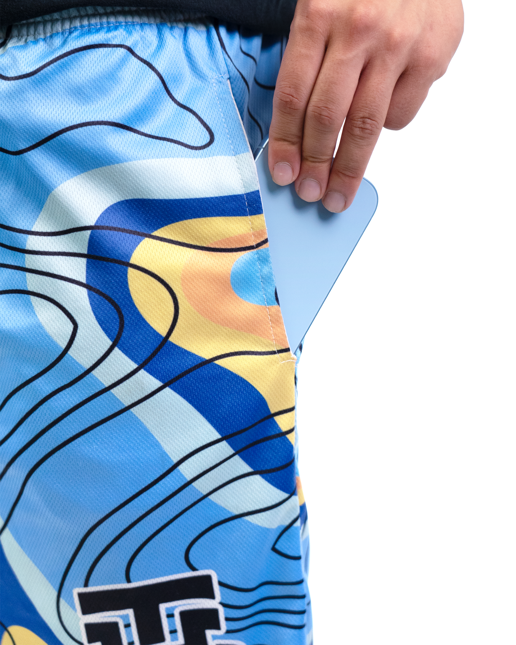 ELEVATION BLUE SHORTS