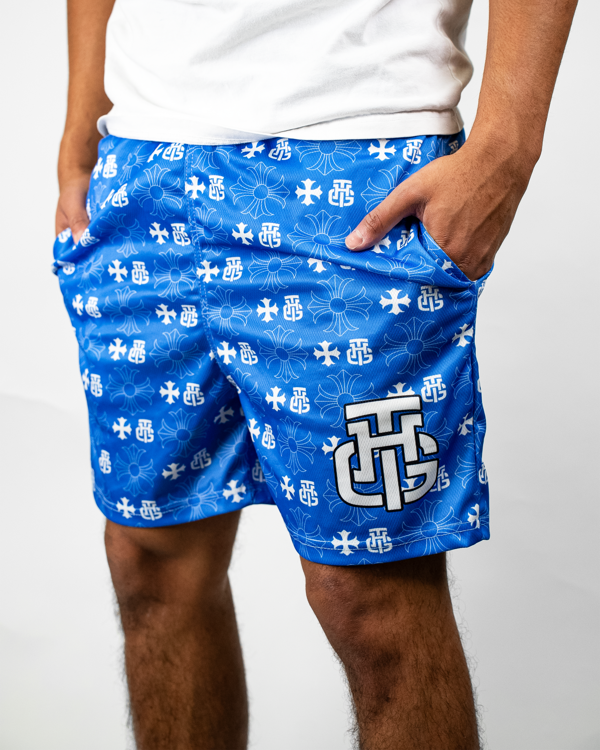 CHARM BLUE SHORTS