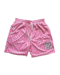 PINK AND WHITE SHORTS