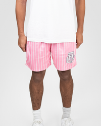 PINK AND WHITE SHORTS