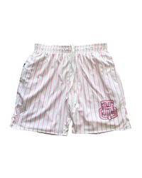 PINK AND WHITE SHORTS