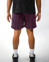 PINK AND BLACK REVERSIBLE SHORTS