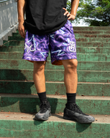 PURPLE AND ORANGE RIVAL SHORTS