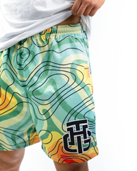 ELEVATION GREEN SHORTS