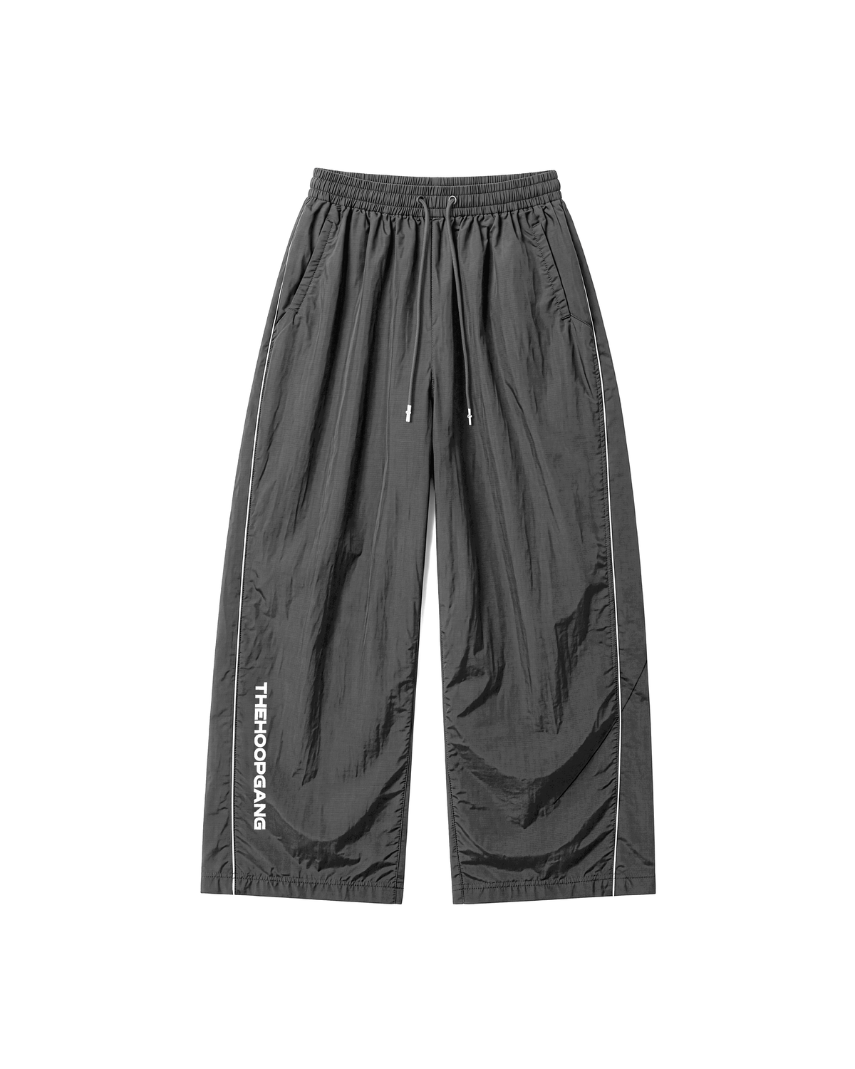 DARK GREY CROPPED TRACKPANTS
