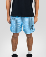 BLUE AND BLACK SHORTS