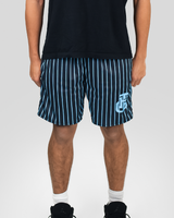 BLUE AND BLACK SHORTS