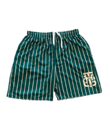 CREAM AND GREEN SHORTS