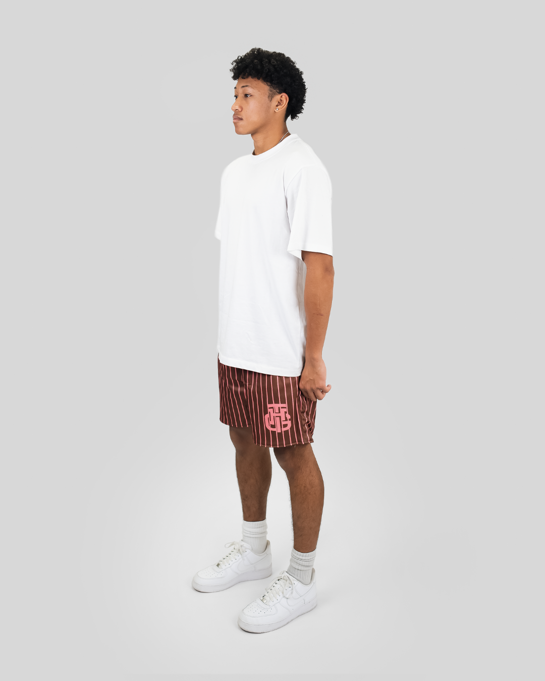 MOCHA AND PINK SHORTS