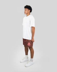 MOCHA AND PINK SHORTS