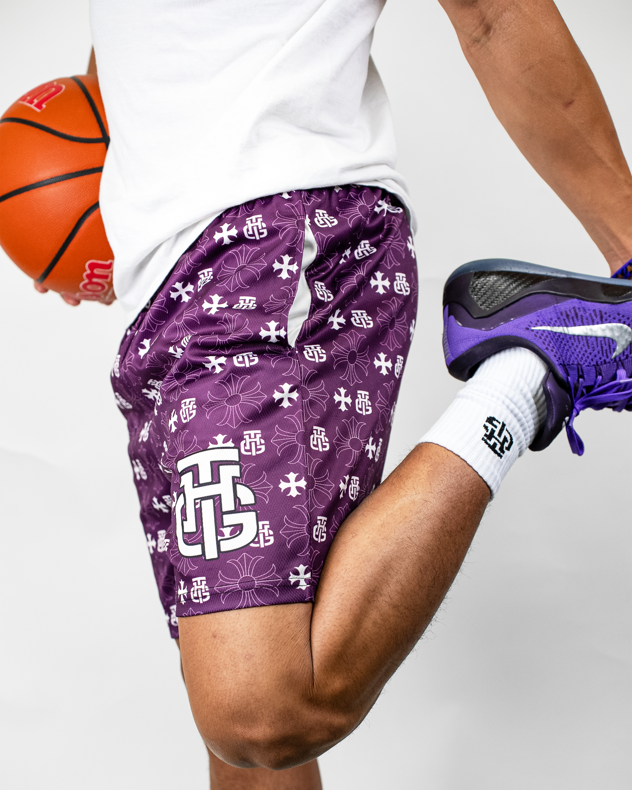 CHARM PURPLE SHORTS
